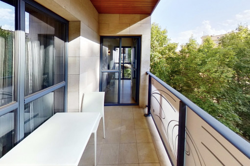 Spacious apartment with covered terrace in a prime location on the Ramblas of Palma