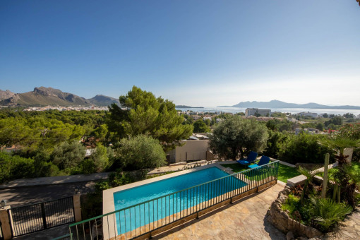 Fantastic sea-view-villa with pool in Port Pollenca