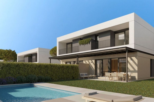 Modern, comfortable newly-built semi-detached houses in Puig de Ros