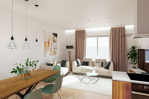Modern, newly-constructed designer-apartment in El Terreno
