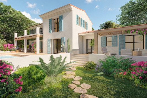 Exclusive new-build high-end finca with pool on a large plot near Campos