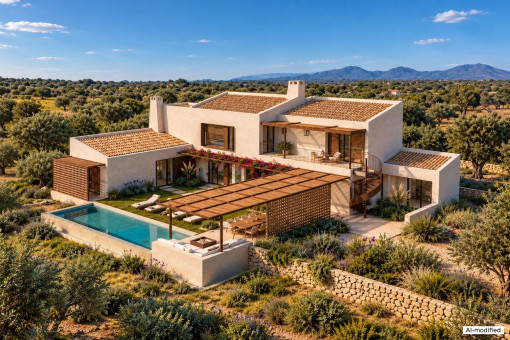 New-Build Finca with Modern, Sustainable Architecture near Santanyí
