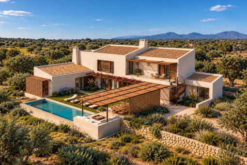 New-Build Finca with Modern, Sustainable Architecture near Santanyí